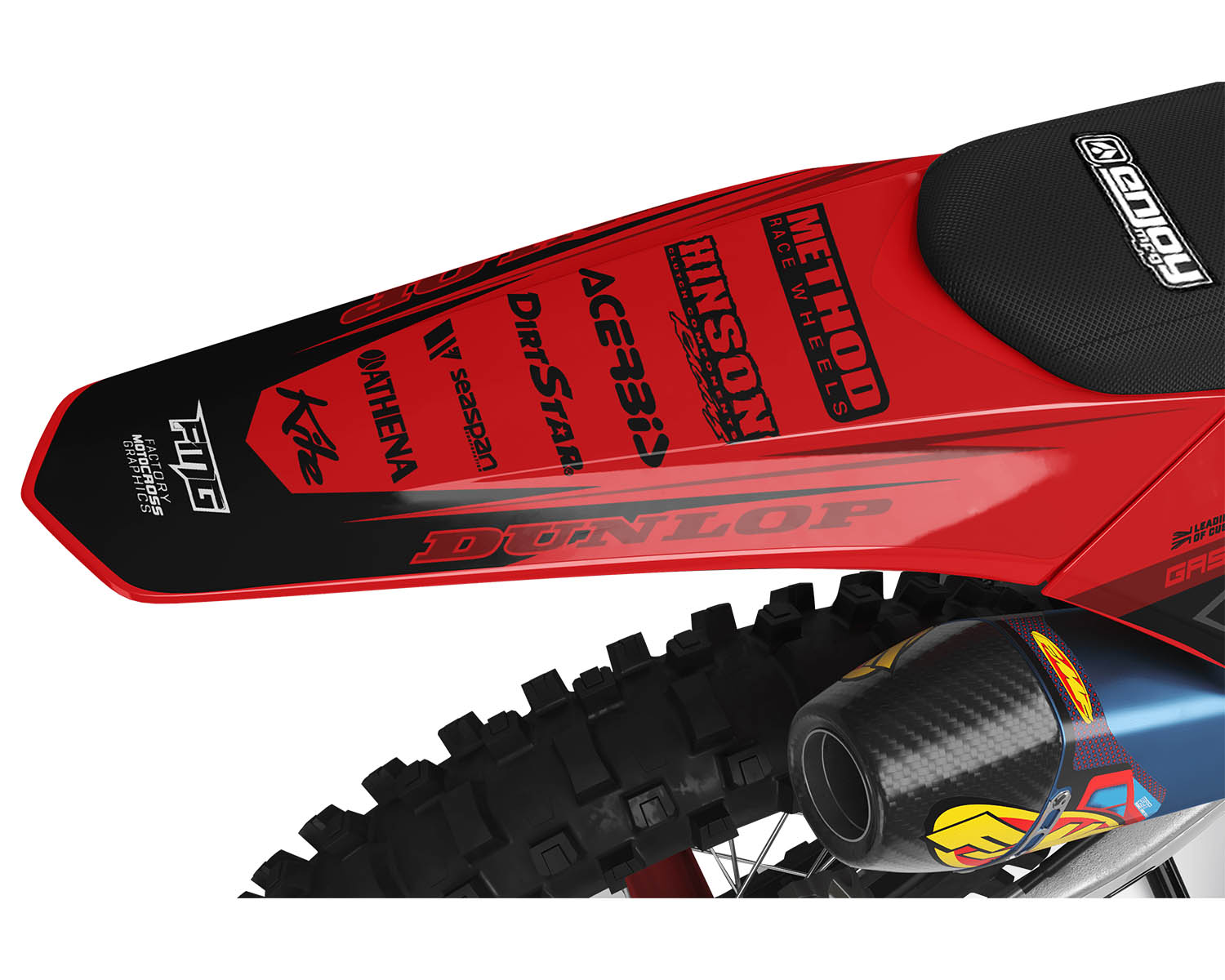 Gas Gas Red Ripper Graphics Kit