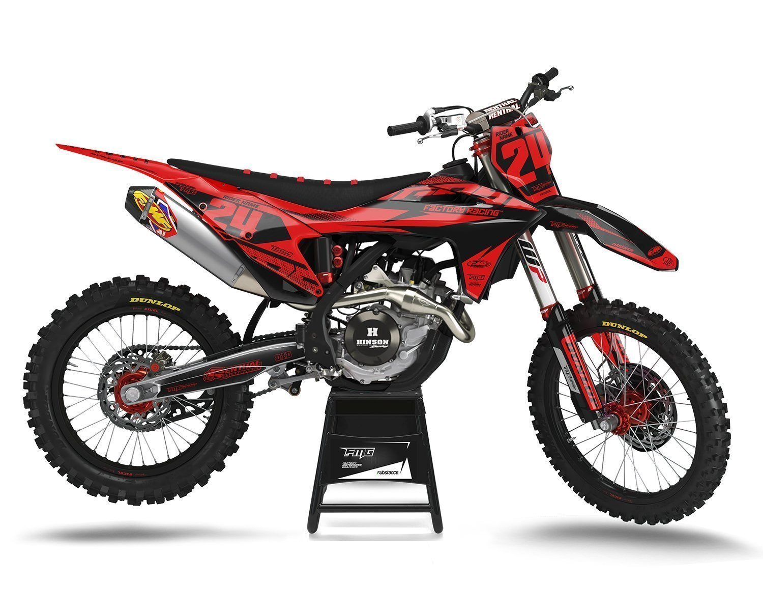 MC65 MC85 MCF ECF MX Decals