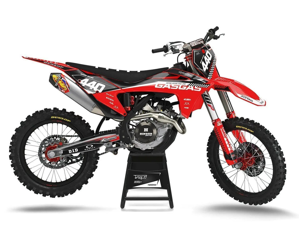 Gas Gas 2021 Red Race Graphics Kit