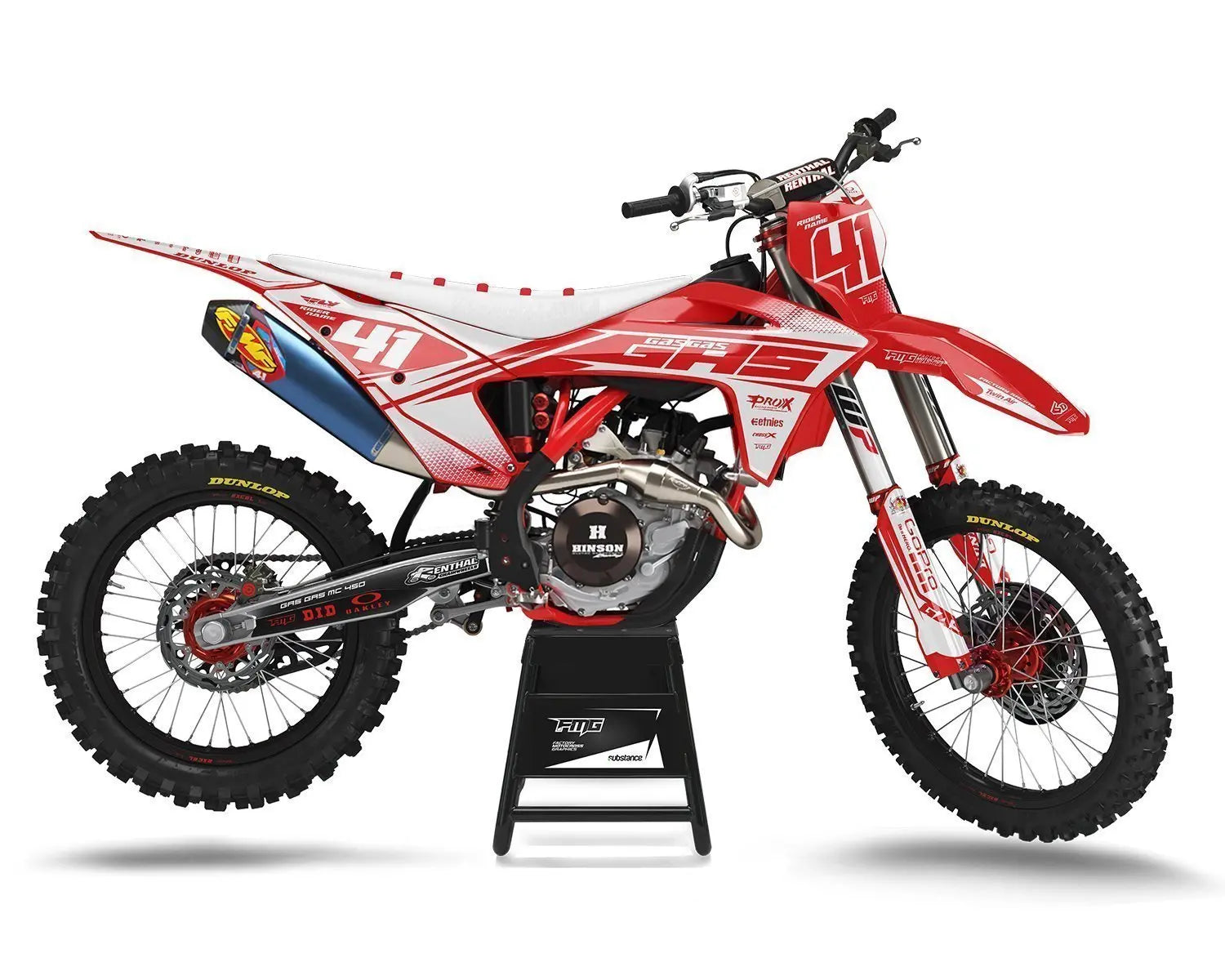 Gas Gas Tazer OEM Red Graphics Kit
