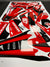 Honda CRF/CR Red Carbon Graphics Kit