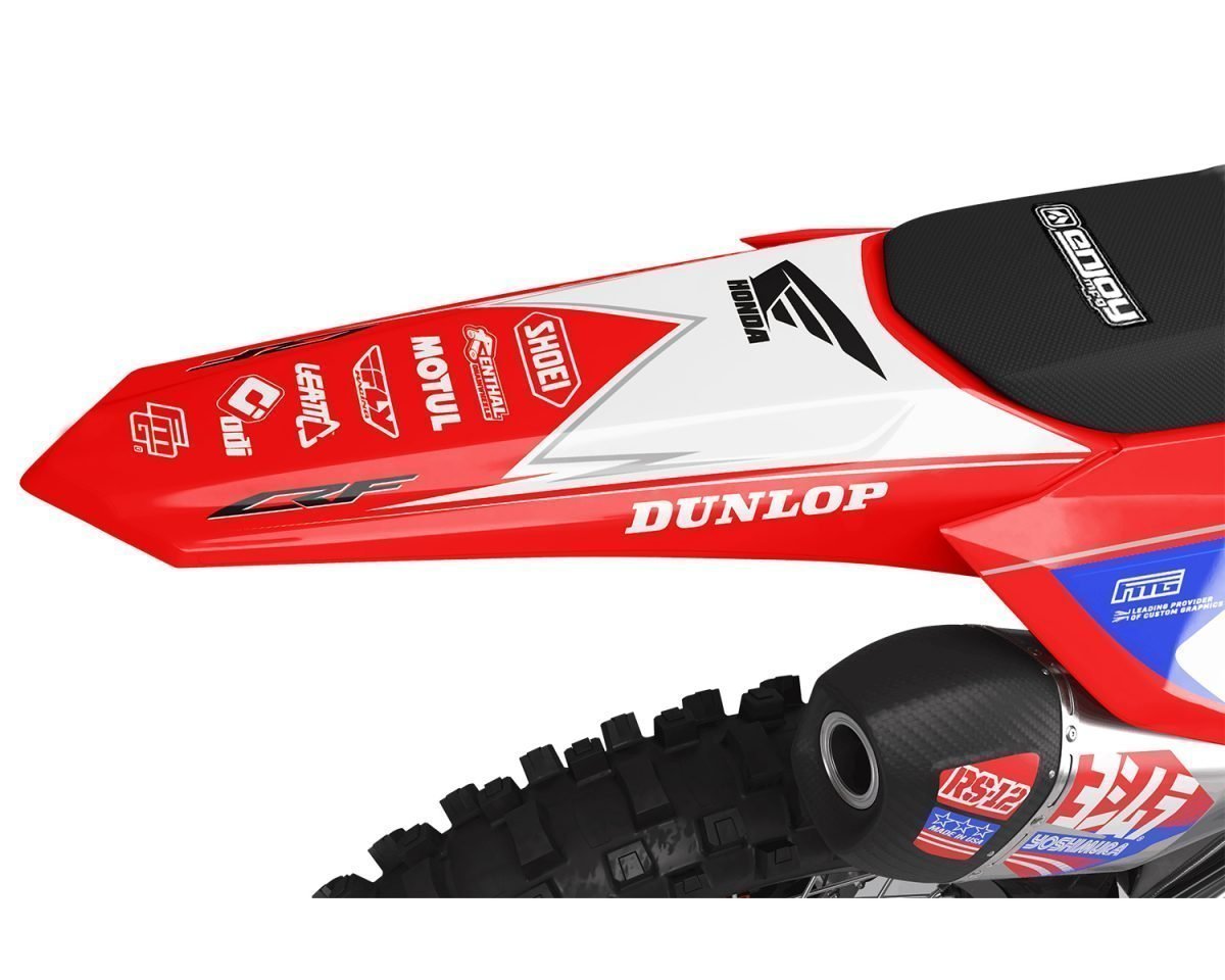 Honda CRF/CR Red Patriot Graphics Kit