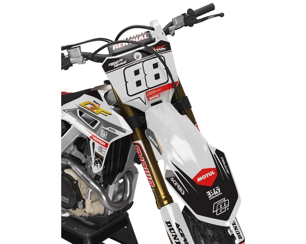 Honda CRF/CR White Sprint Graphics Kit