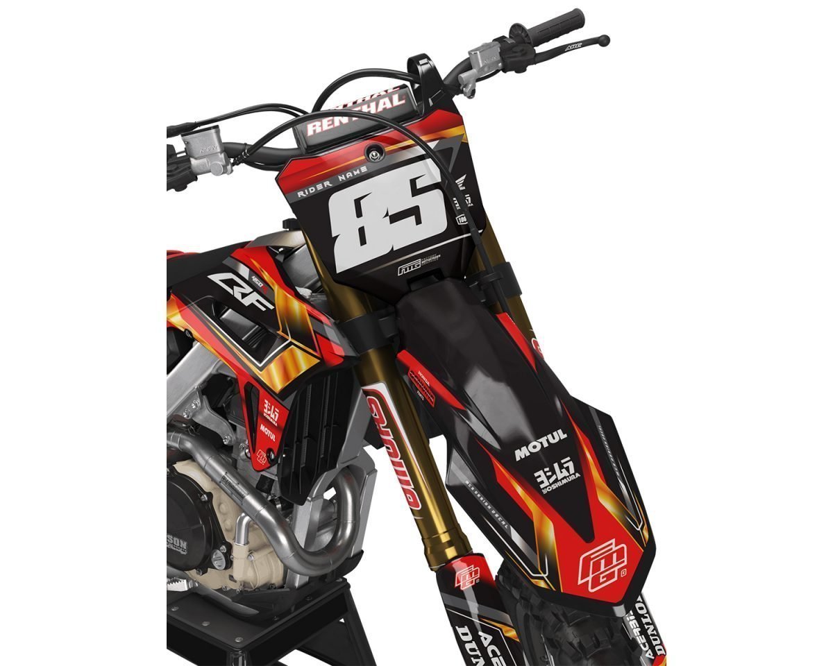 Honda Front Nummerbord Grafisch