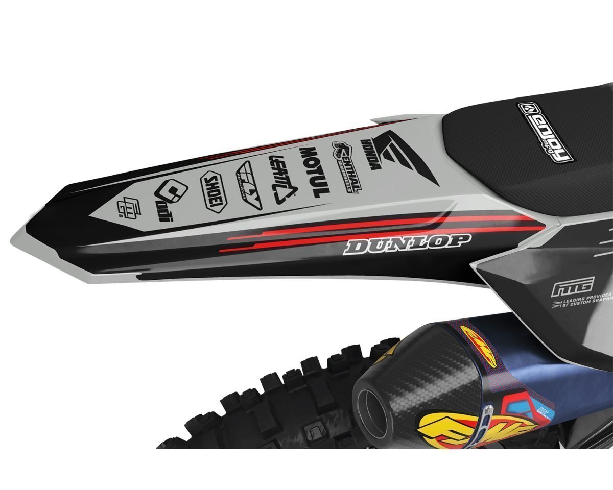 Honda CRF/CR Grey Target Graphics Kit