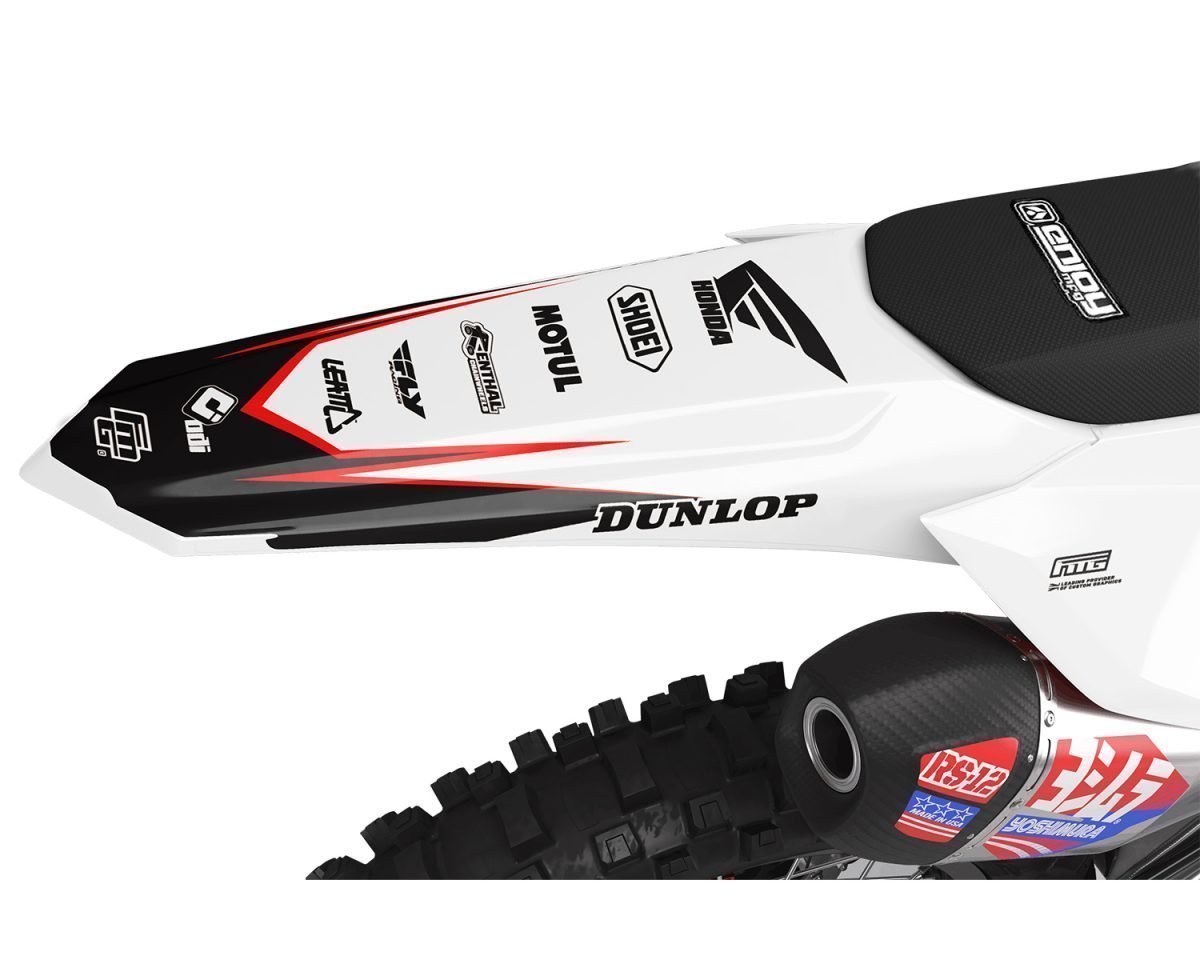 Honda CRF/CR Black Tracer Graphics Kit
