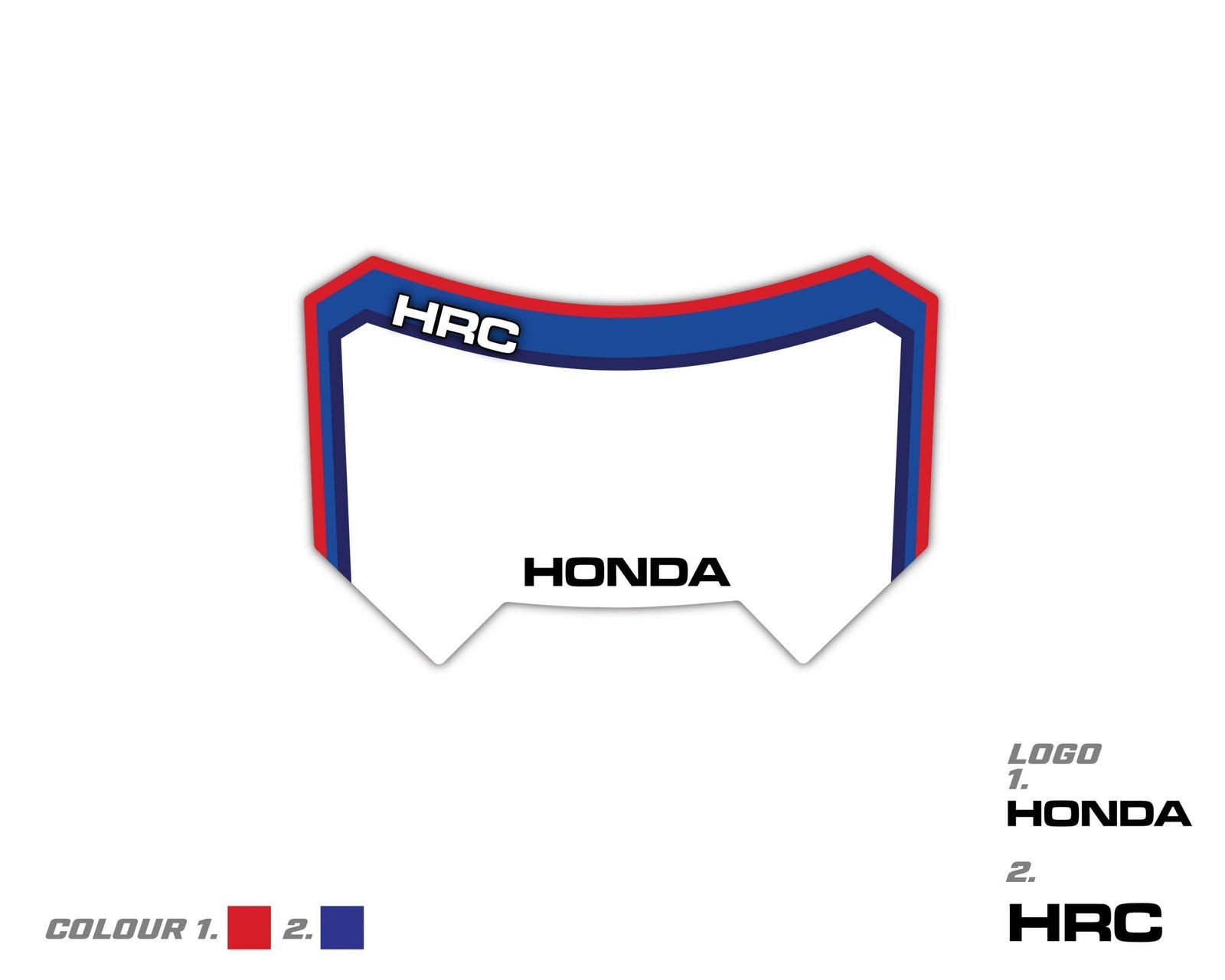 CRF RX 250 450 Headlight Sticker