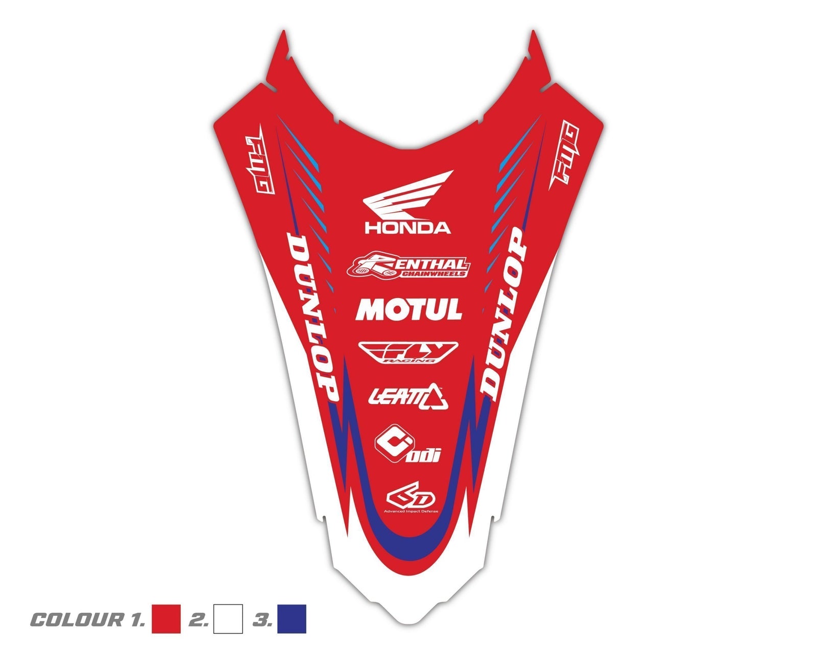 Honda Custom Rear Fender Decal