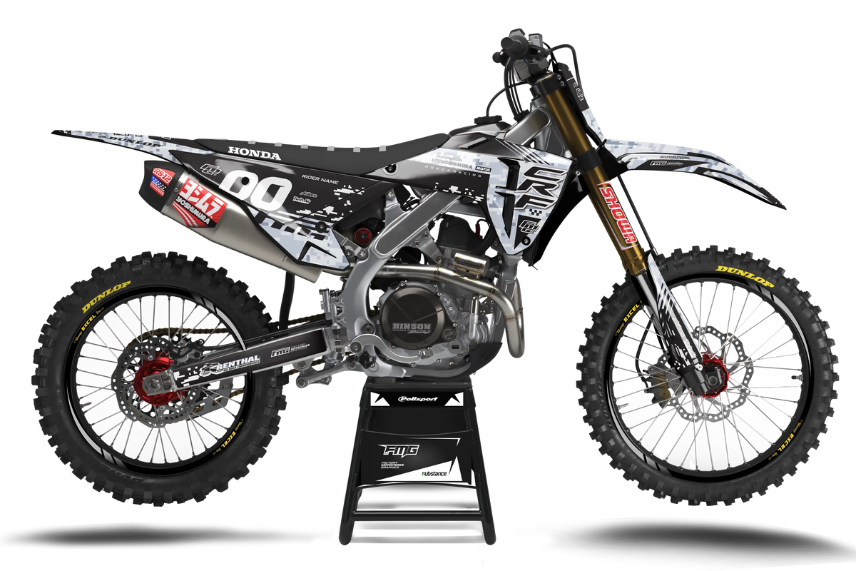 Honda CRF / CR digitale camouflage-graphicsset.