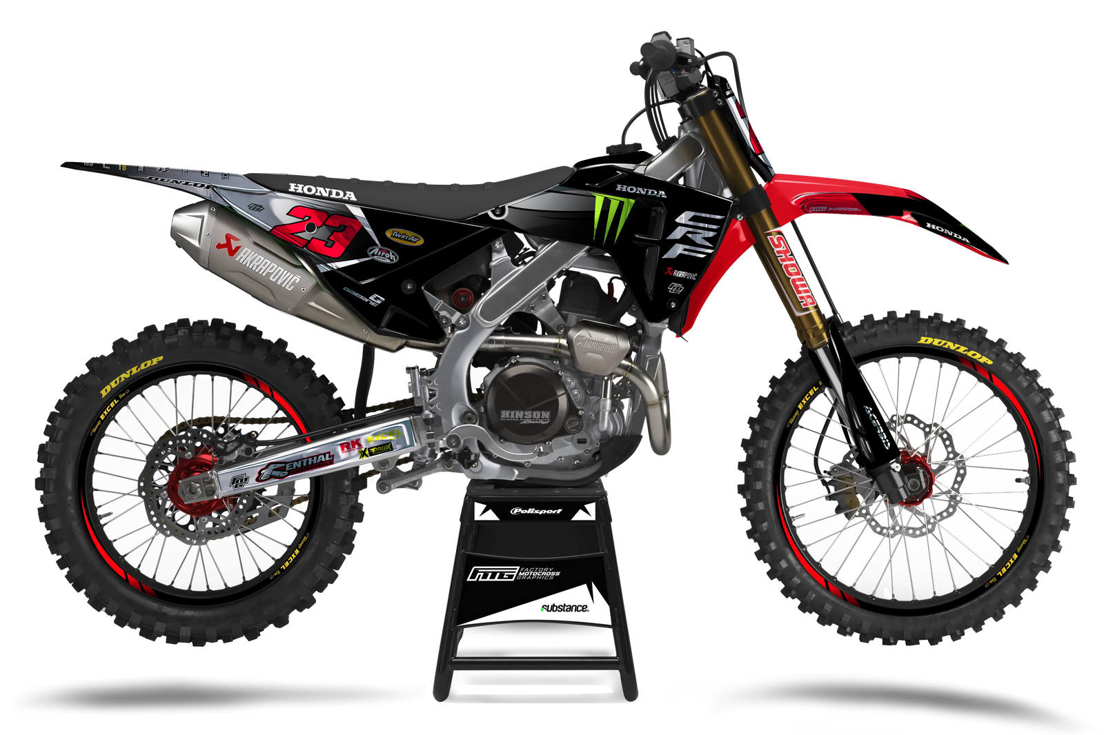 KIT GRAPHIQUE Honda Chrome 2025 FMG Factory EDITION.