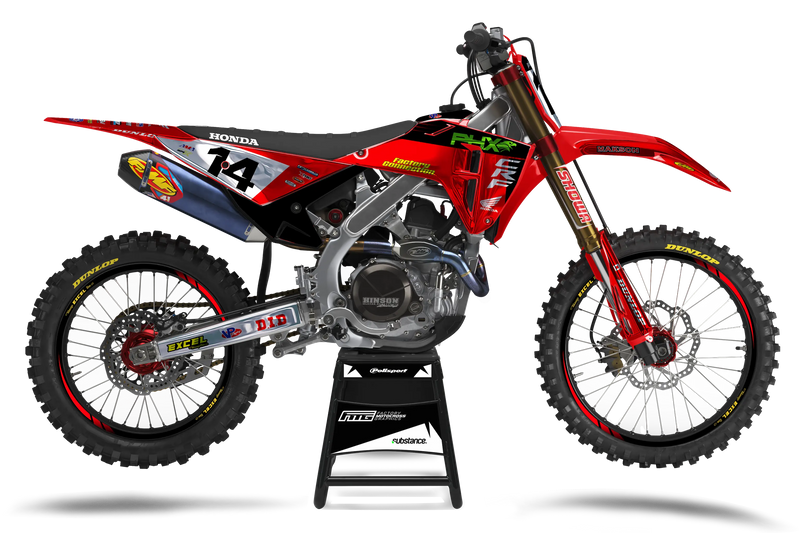 Kit graphique de connexion d'usine Honda Chrome Phoenix.