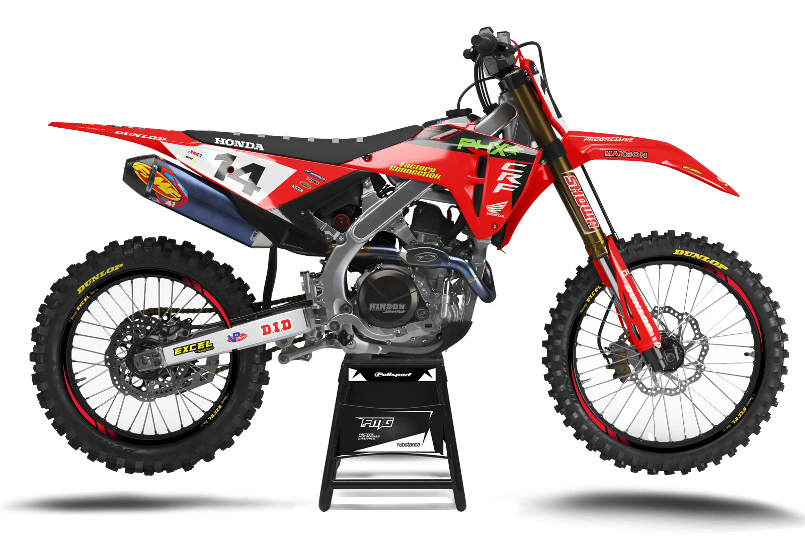 Kit graphique de connexion d'usine Honda Phoenix.