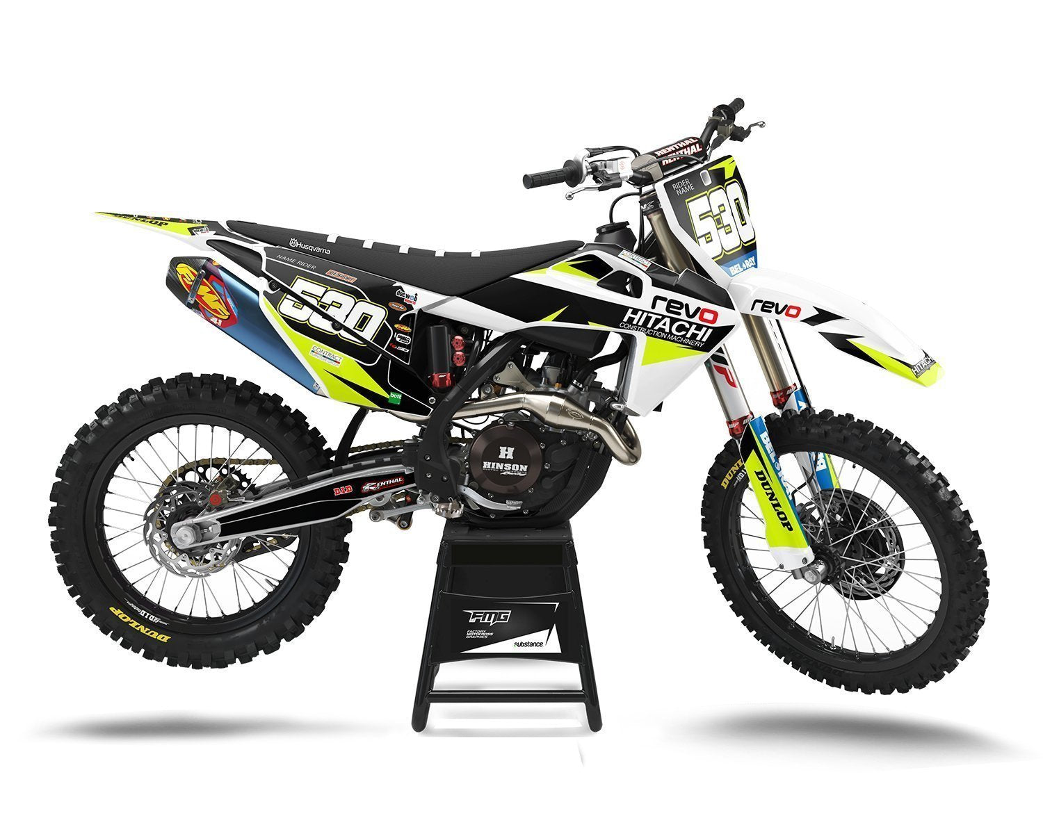 Neon Husqvarna Decals