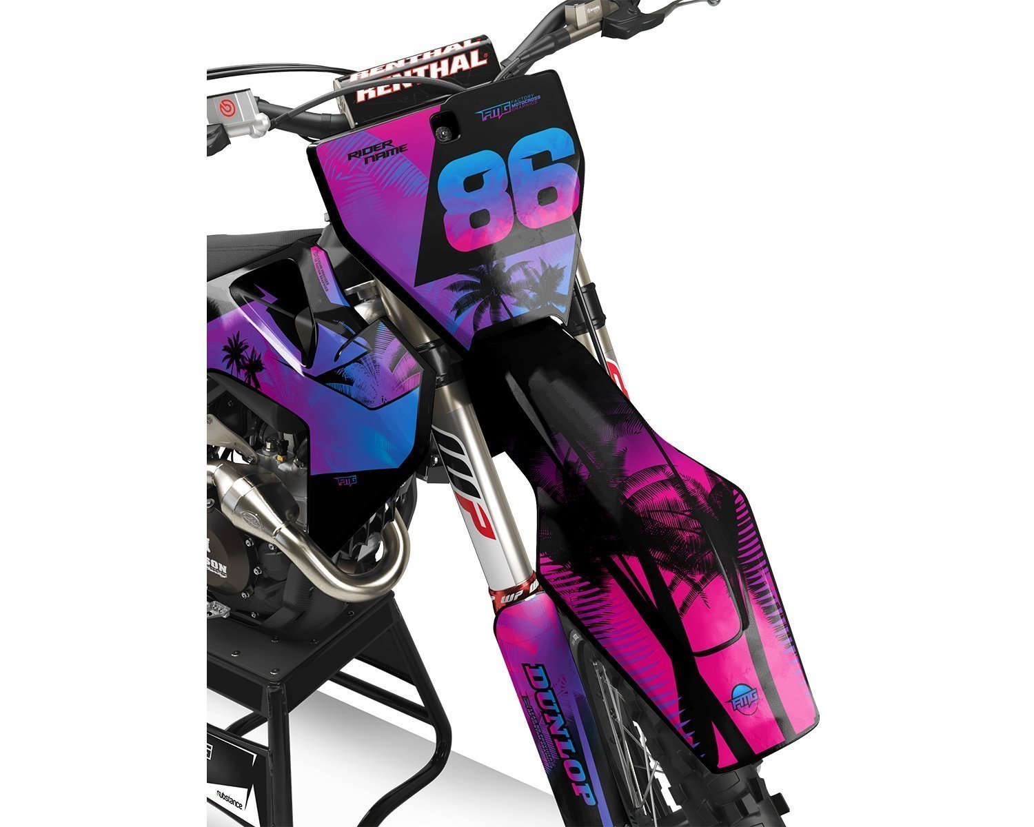 Husqvarna Black Palm Graphics Kit