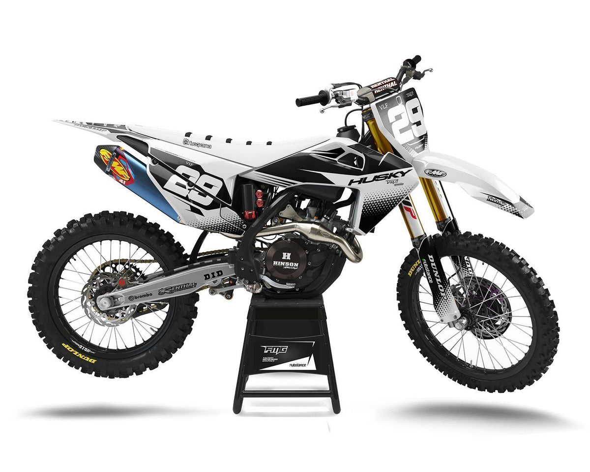 Husqvarna Racing White Graphics Kit