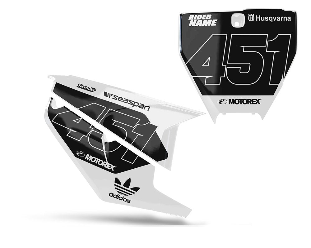 Custom Husqvarna Enduro Number Boards