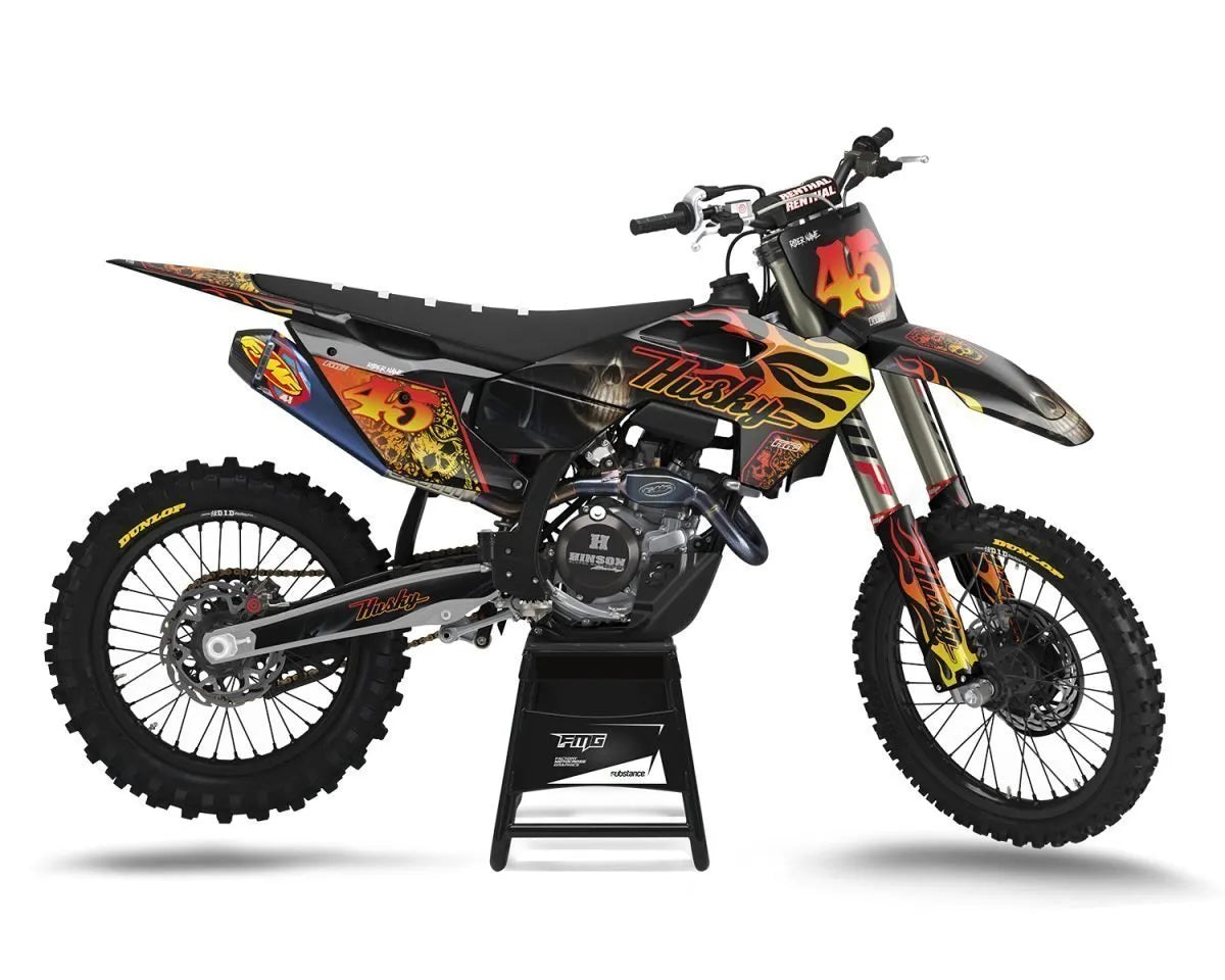 Husqvarna Skull Graphics