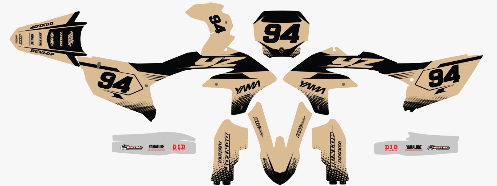 Yamaha Sand Race Graphics Kit