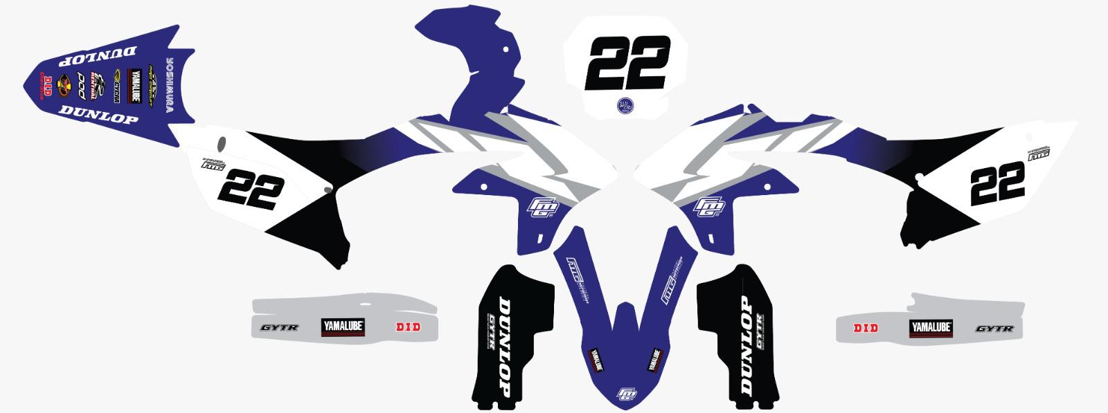 Yamaha CR22 grafische kit
