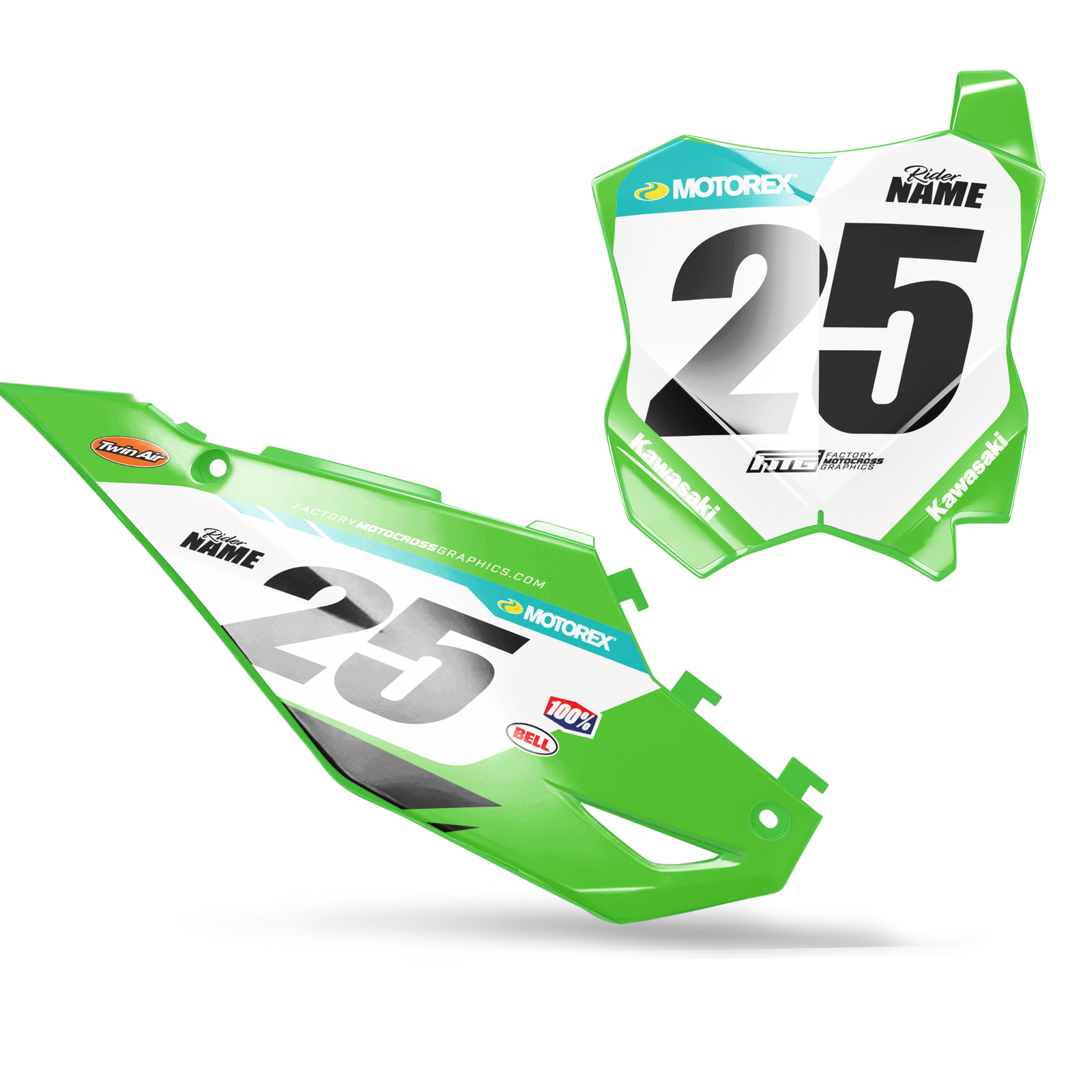 KAWASAKI 2025 KXF/KX Achtergronden V3