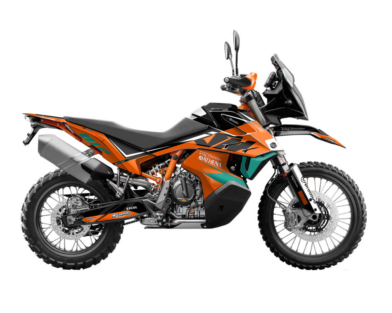 Fits KTM Adventure Off Road Decal Kits