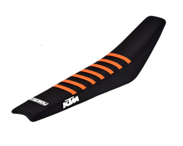 Enjoy Manufacturing KTM Seat Cover SX 50 2009 - 2015 STD Logo, Black / Orange main image 0