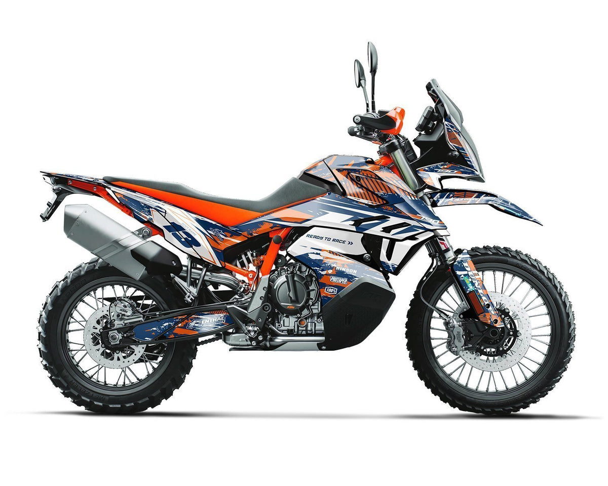 Compatible avec le kit graphique KTM SX / SXF Cyan Adventure