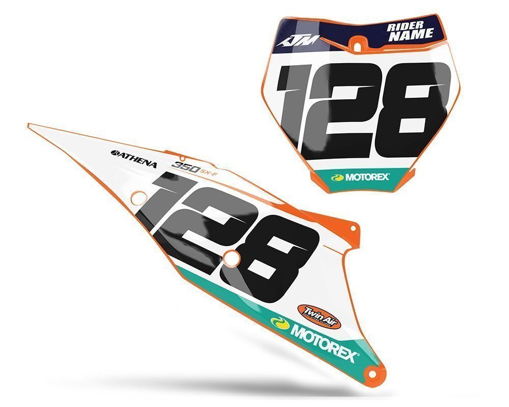 Fits KTM 2025 Factory Orange Backgrounds