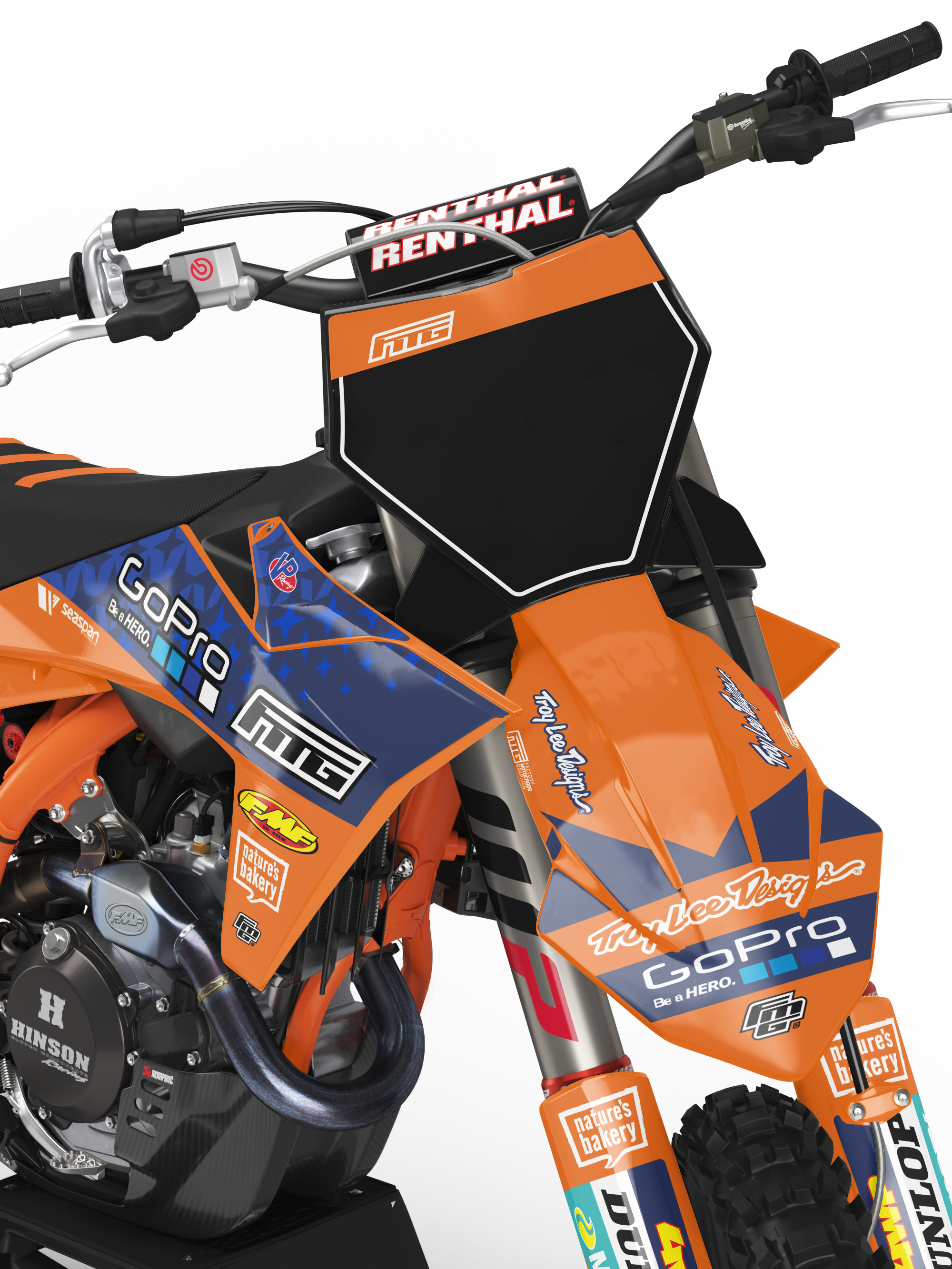 FMG GoPro KTM SX / SXF Orange Factory Graphics Kit