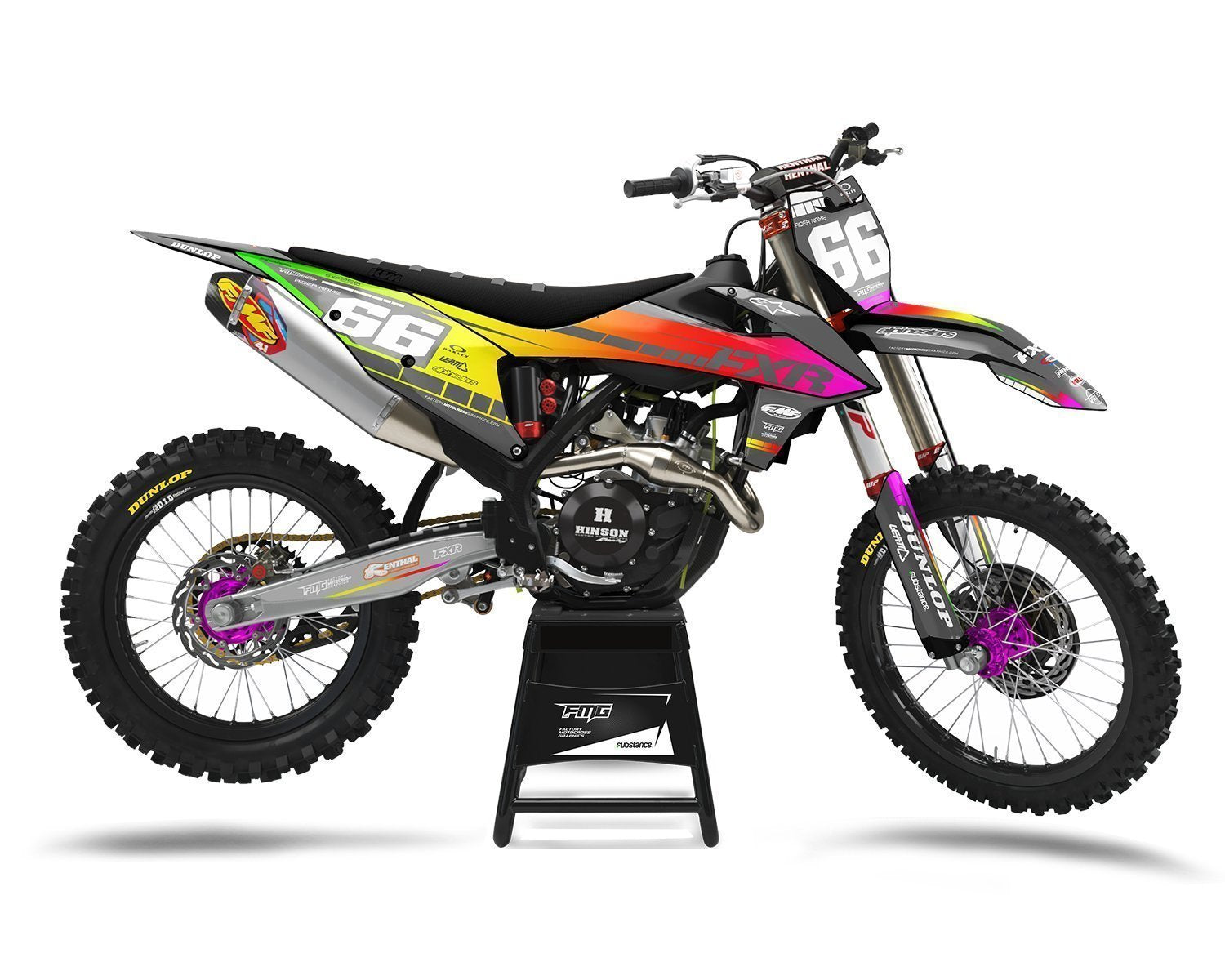 SX125 SXF250 SXF350 SXF450 MX Decals