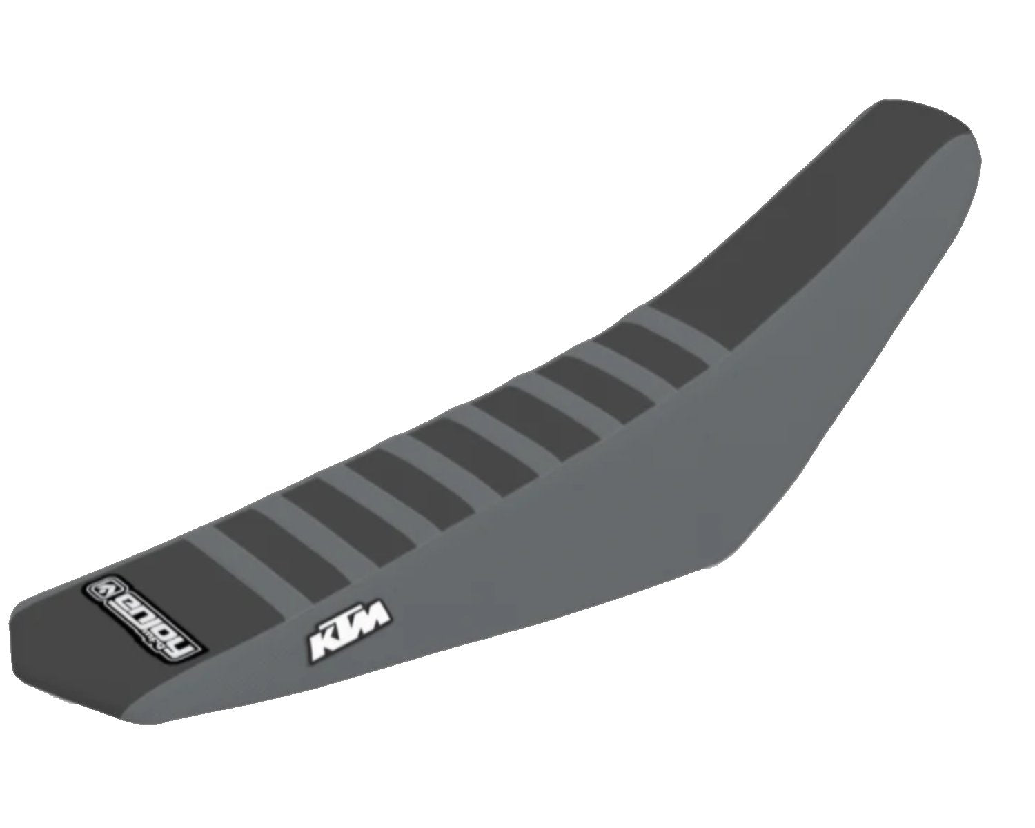 Enjoy Fits KTM Grey Black Ribbed Seat Cover