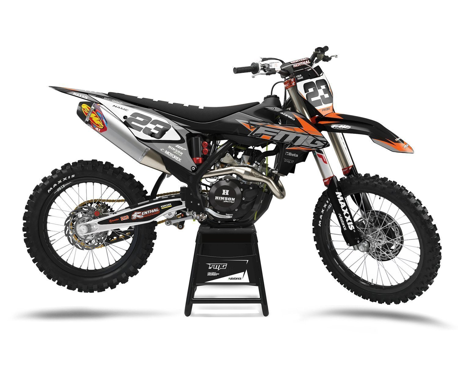 Custom Motocross Graphics Fits KTM