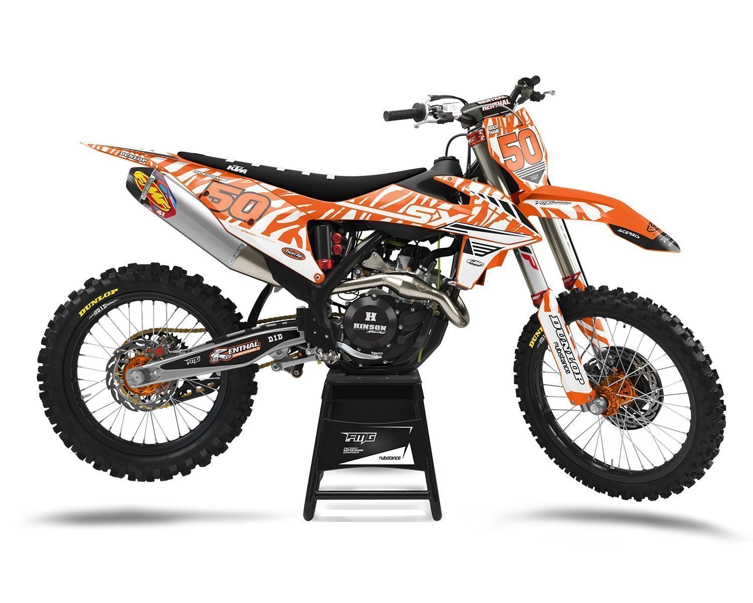 Fits KTM Camo MX Decals