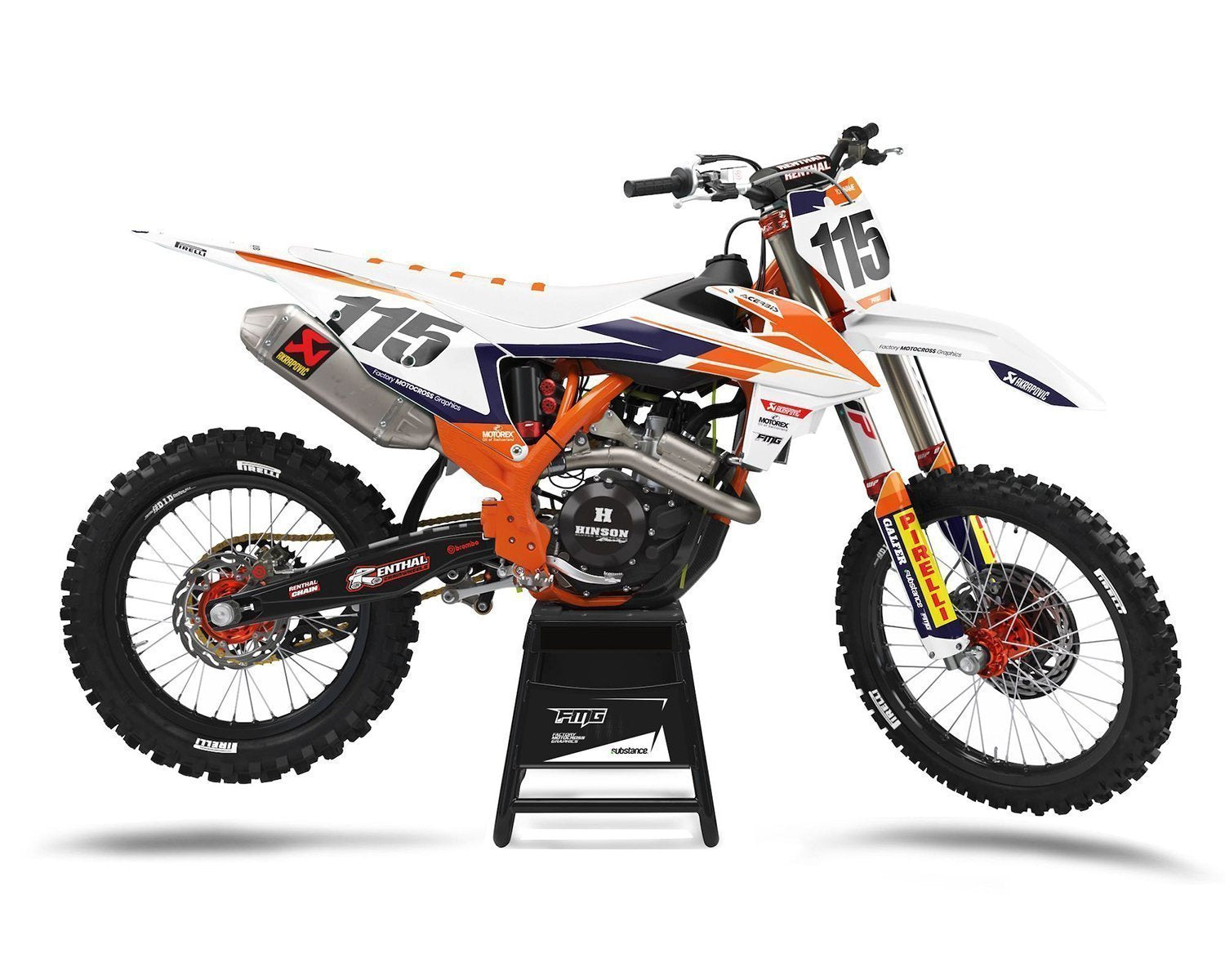 Fits KTM OEM Style Graphics Kit