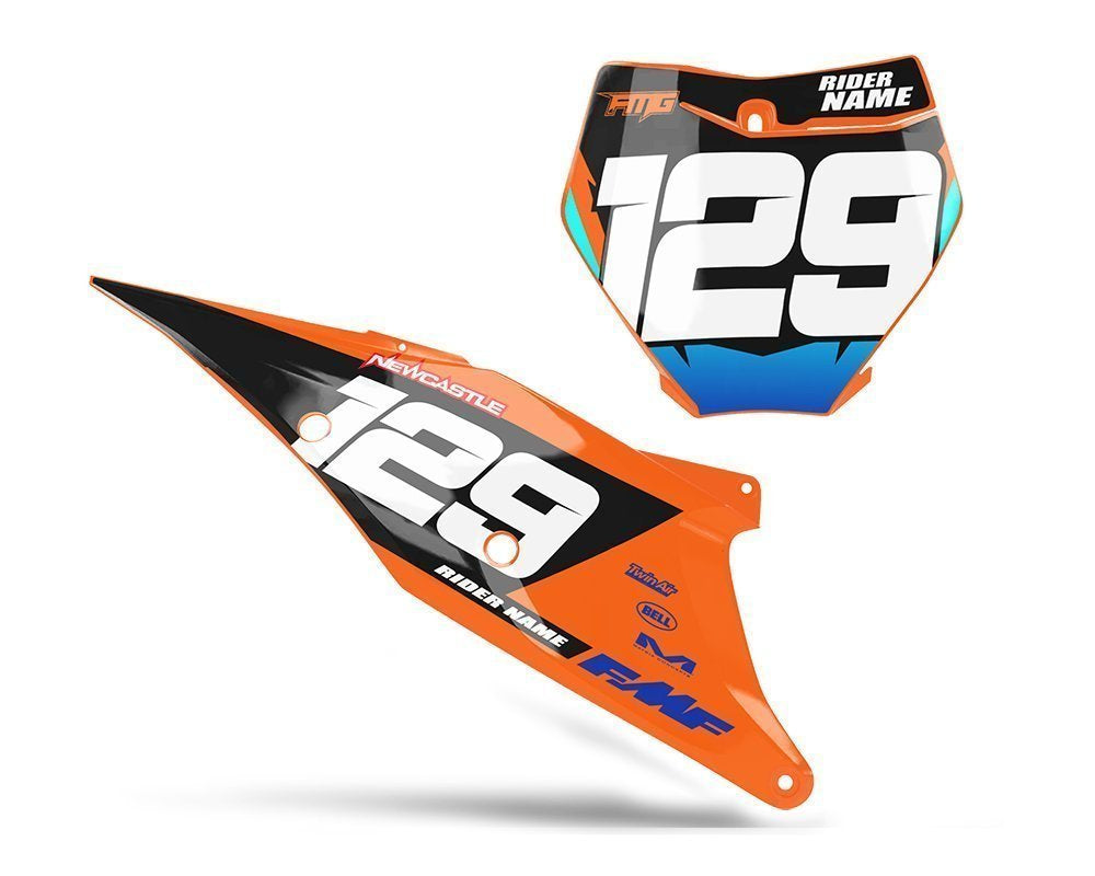 Fits KTM 2025 Troy Lee Orange Backgrounds