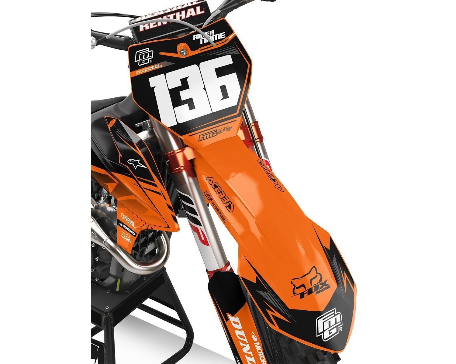 Fits KTM SX / SXF Vision Graphics Kit