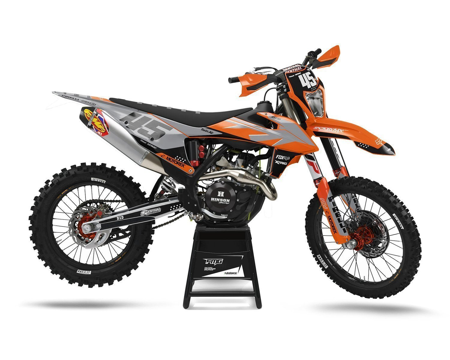 Enduro KTM Graphics Kit