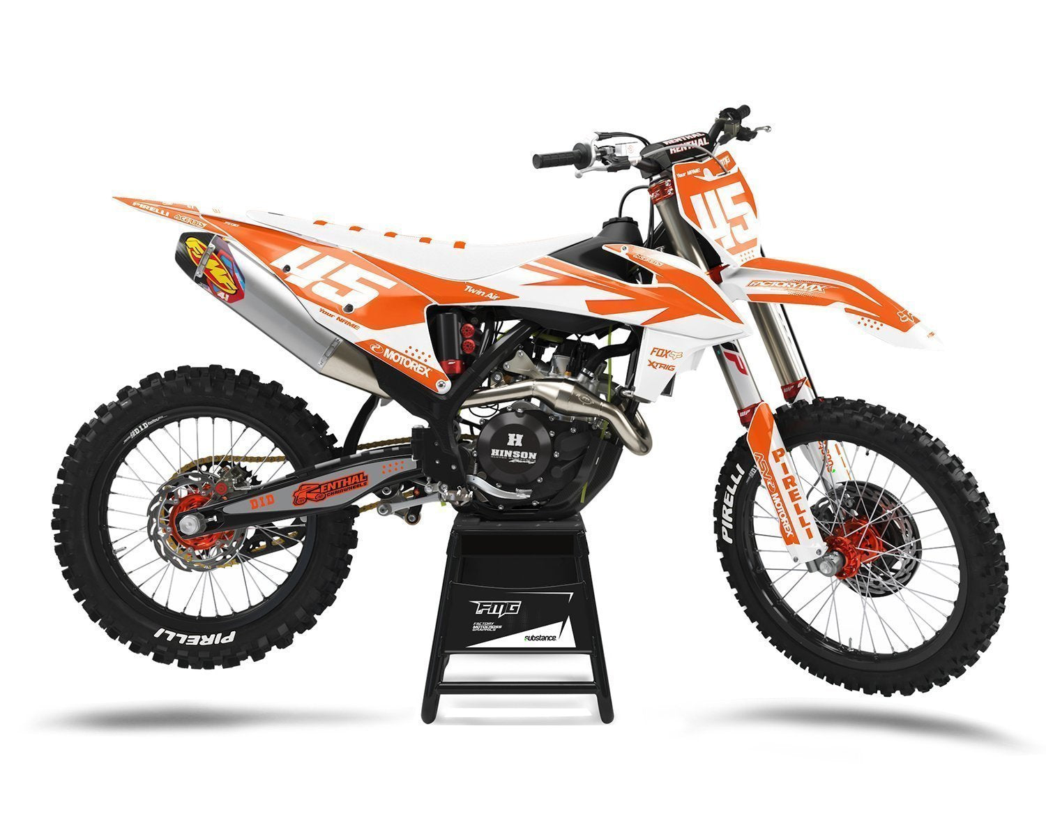 Custom Fits KTM Graphics Plastics Fitted