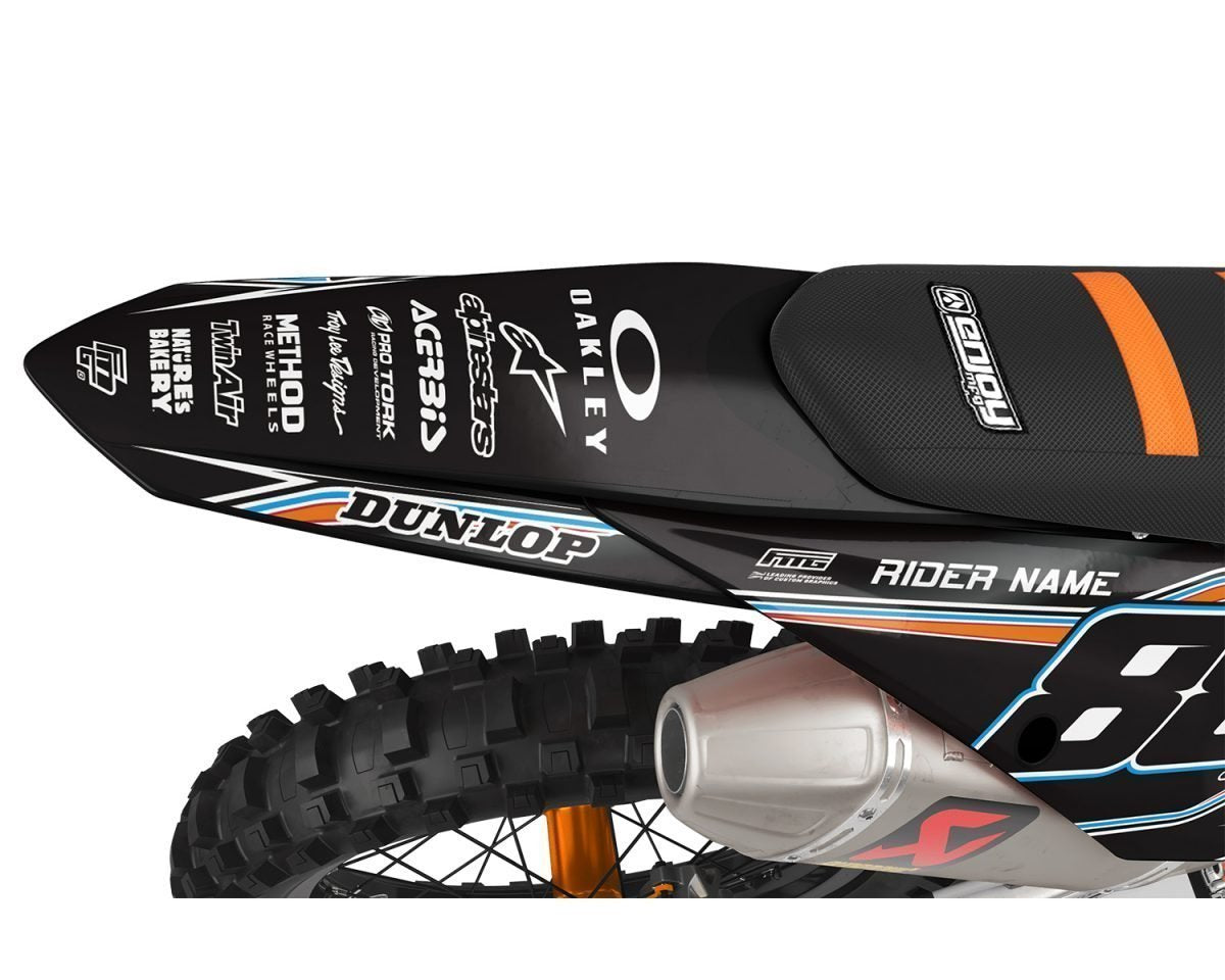 Fits KTM Black Zimmer Graphics Kit