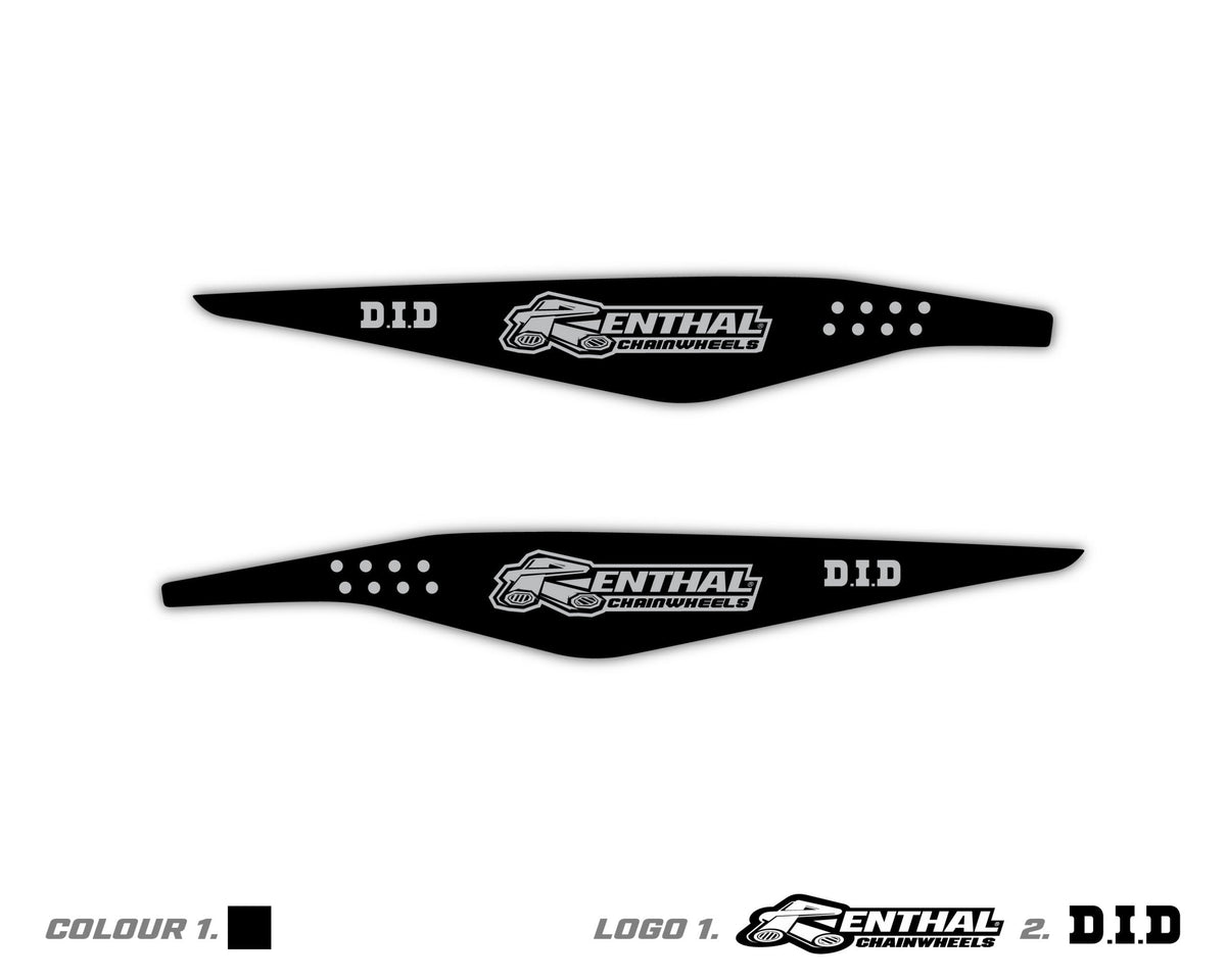 Fits KTM Black Swing Arm Decals