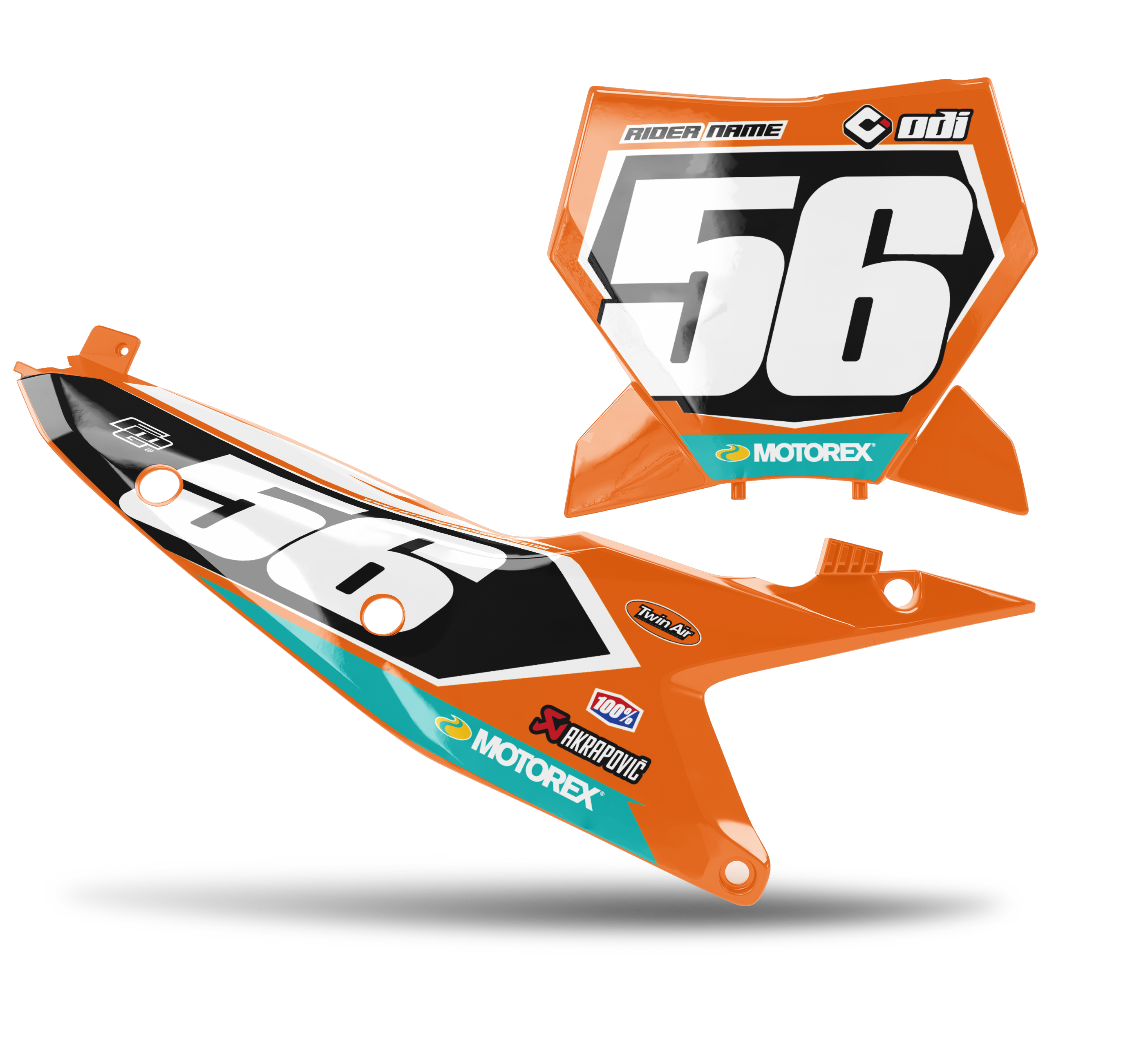 Fits KTM  Fusion Orange Factory Backgrounds