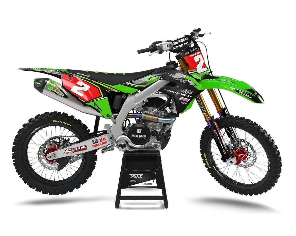 Monster Kawasaki Motocross Decals