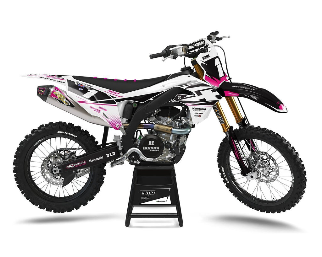 Custom Kawasaki KX85 Graphics - Factory Motocross Graphics