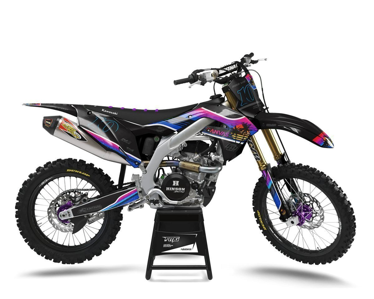 Kawasaki Galactic Motocross Graphics