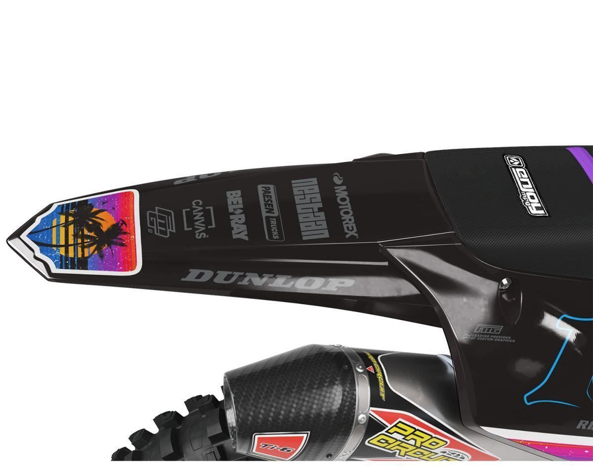 Kawasaki Black Galactic Graphics Kit