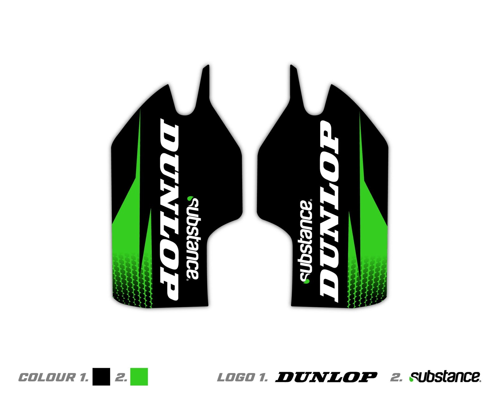 KX KXF Kawasaki Fork Guard Graphics