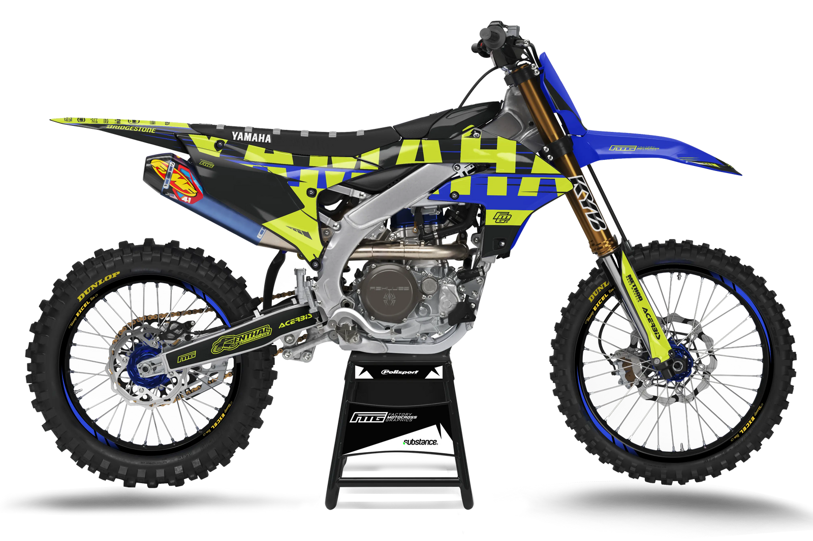 Yamaha Fluorescent FMG Graphics Kit
