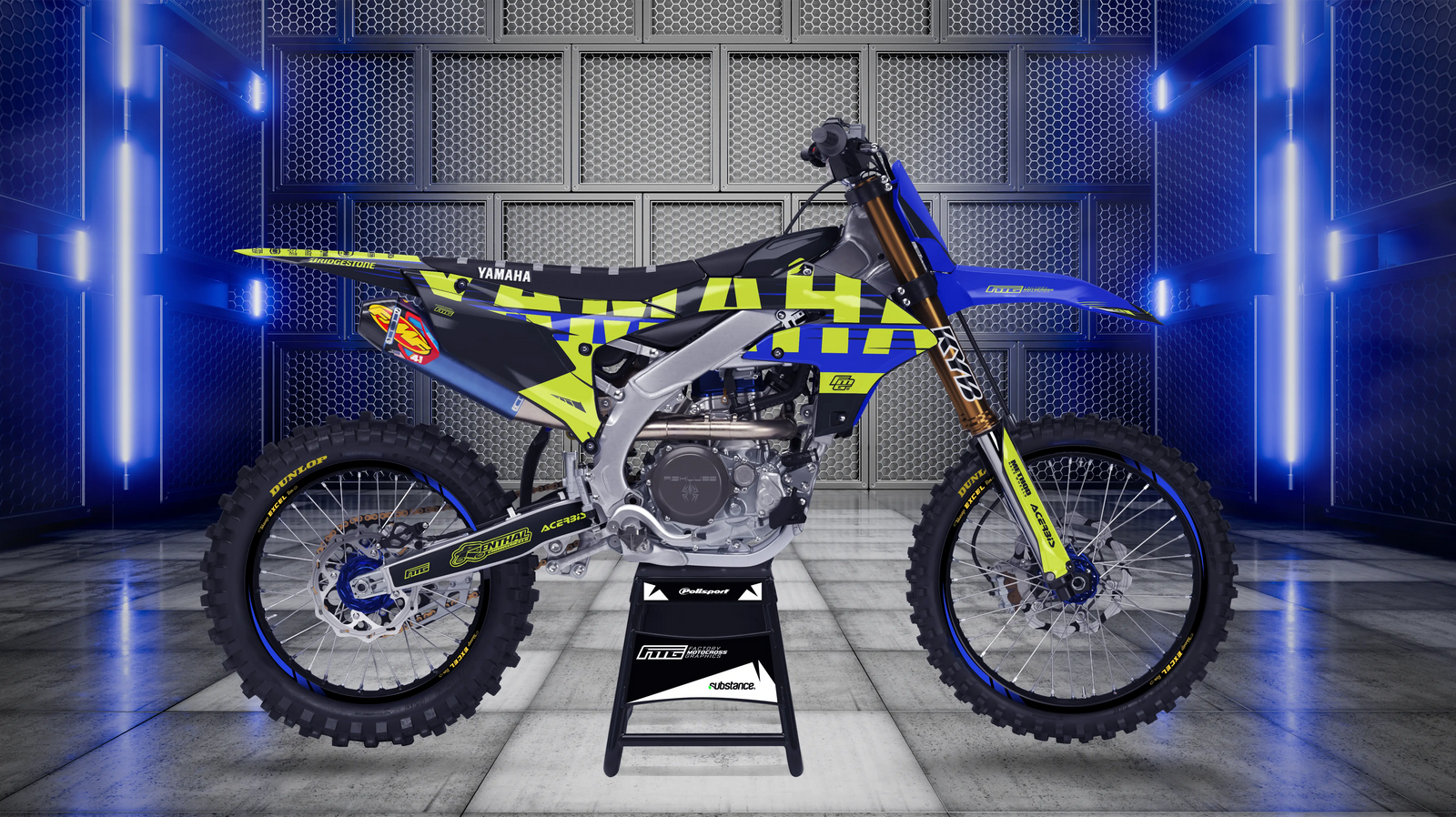 Yamaha Fluorescent FMG Graphics Kit