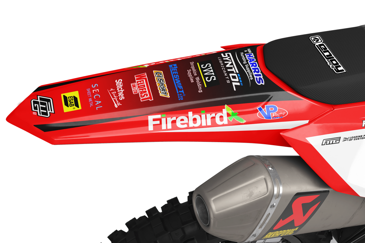 Honda CRF/CR Hybrid Red Factory Graphics Kit