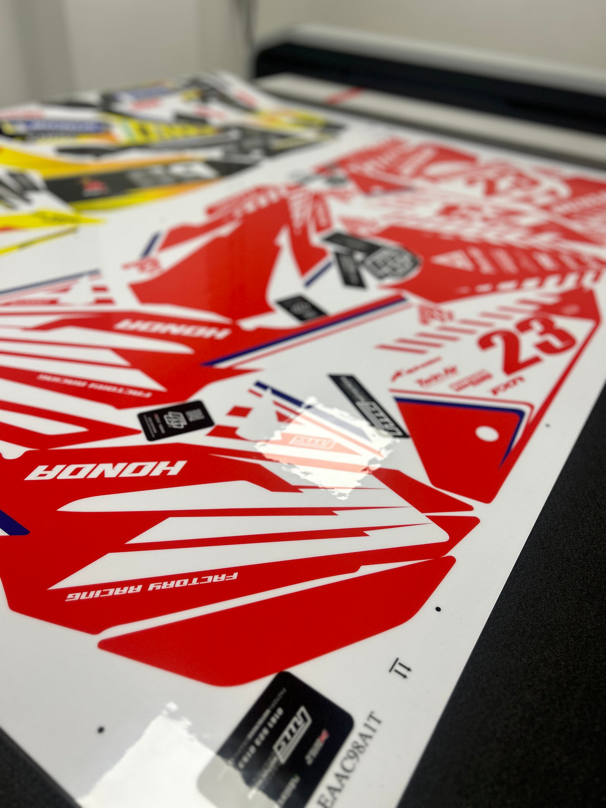 Honda CRF/CR Red Triumph Graphics Kit